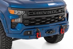Chevrolet Silverado 1500 Bumper Cover - Rough Country - FXS - GXP Lakeshore Blue - '23-'26 Chevrolet Silverado 1500 Bumper Cover - Rough Country - FXS - GXP Lakeshore Blue - '23-'26